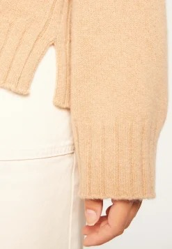 Montagut Cashmere crew neck short sweater - Vicky
