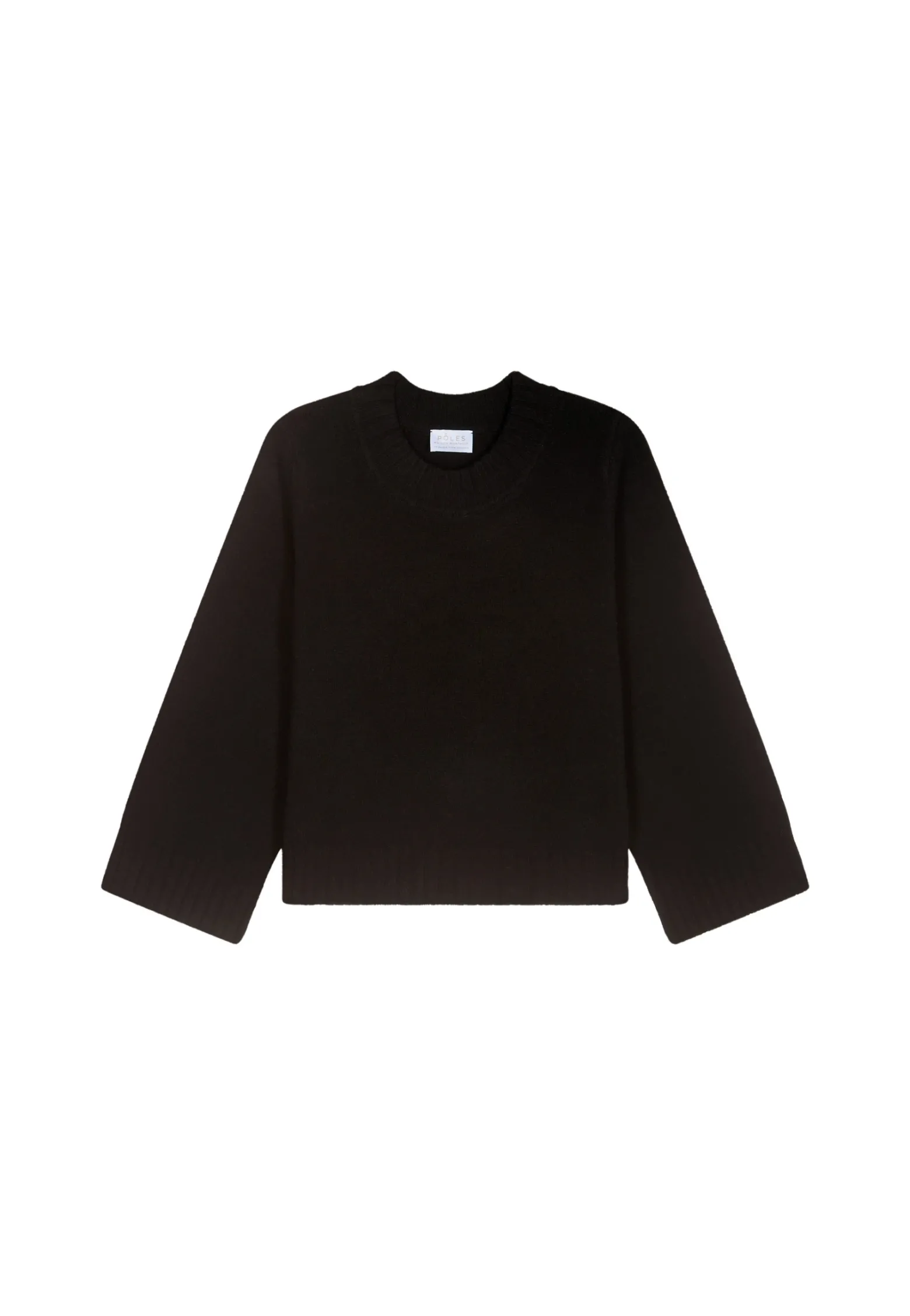 Montagut Cashmere crew neck short sweater - Vicky