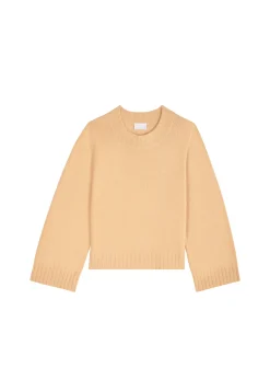 Montagut Cashmere crew neck short sweater - Vicky