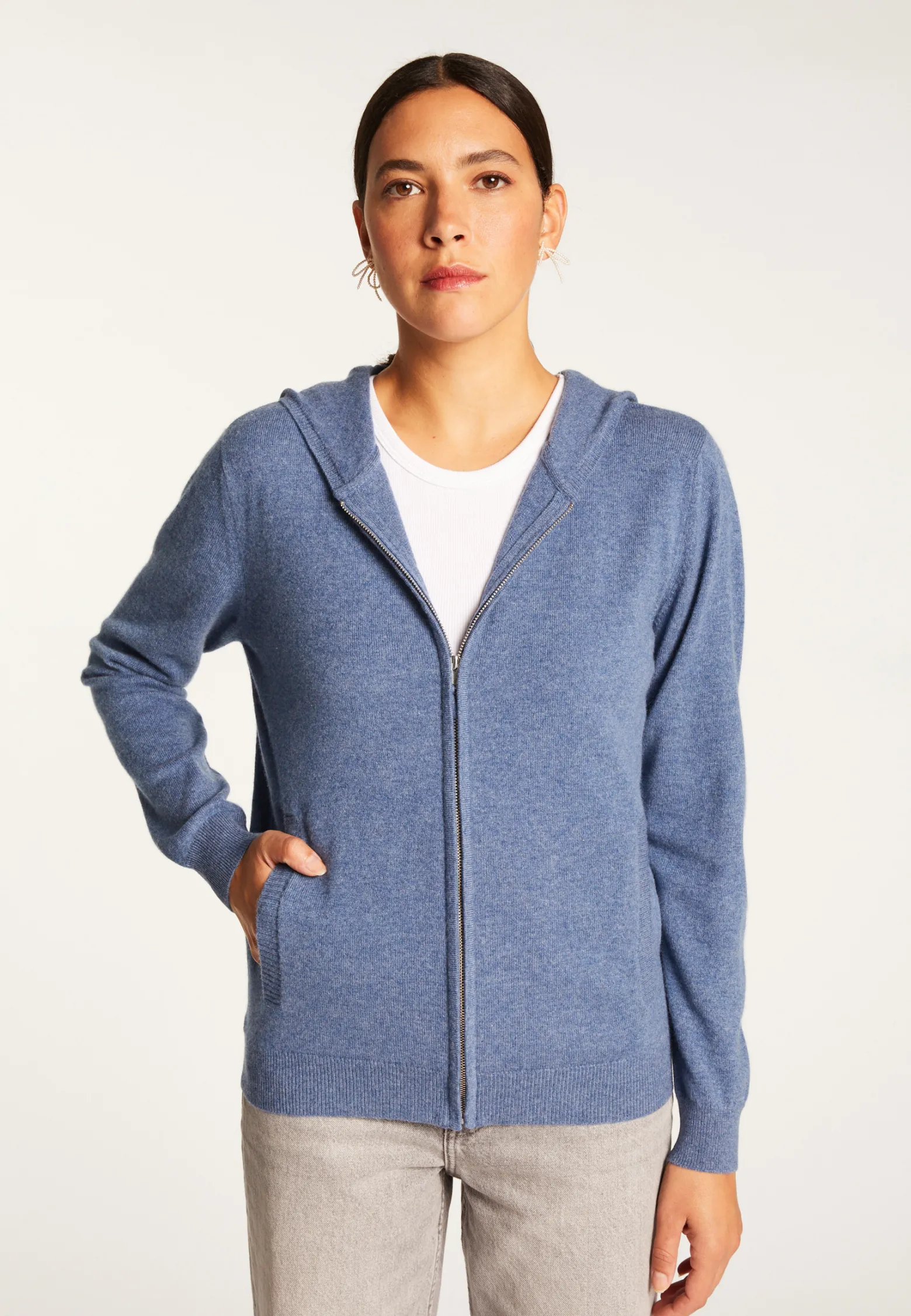Montagut Cashmere hooded vest - Orus