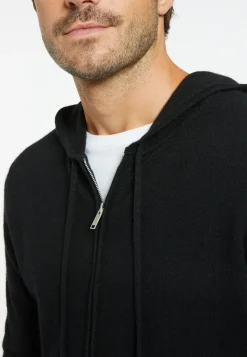Montagut Cashmere hooded zip cardigan - Emilien