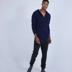 Montagut Cashmere Hooded Zip Sweatshirt - Owen