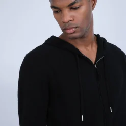 Montagut Cashmere Hooded Zip Sweatshirt - Owen