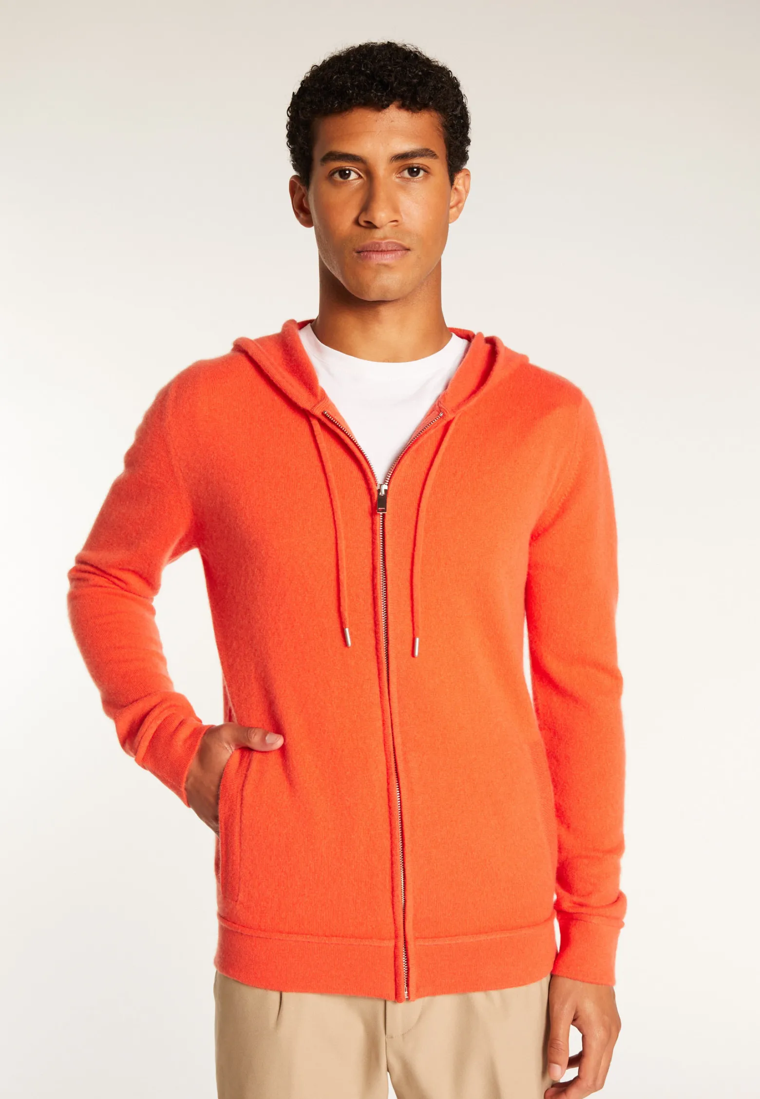 Montagut Cashmere Hooded Zip-Up Jacket - Emilien