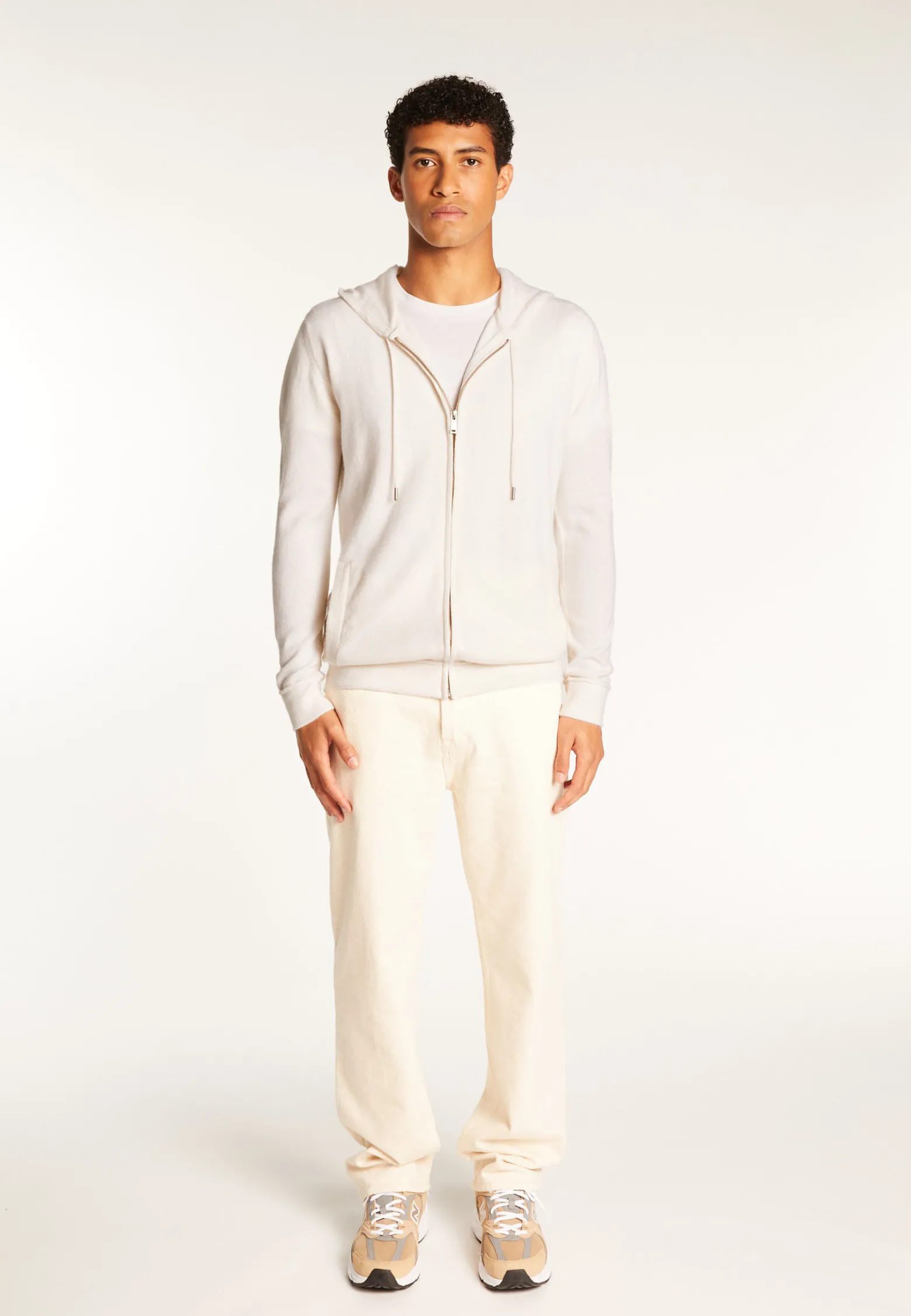 Montagut Cashmere Hooded Zip-Up Jacket - Emilien