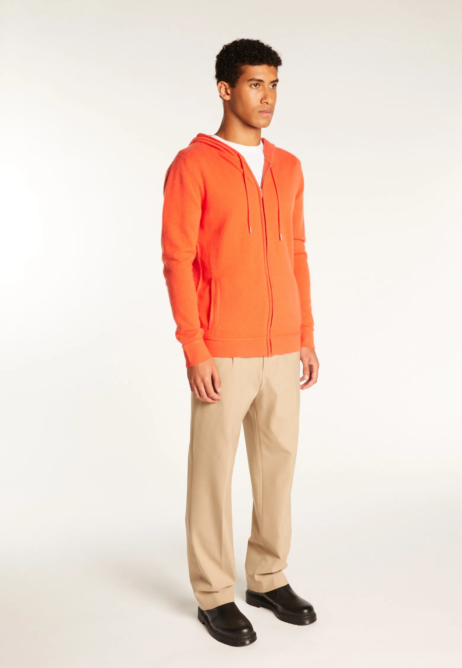 Montagut Cashmere Hooded Zip-Up Jacket - Emilien