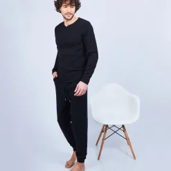 Montagut Cashmere jumper with grandad neckline - Olivier