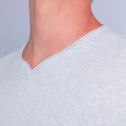 Montagut Cashmere jumper with grandad neckline - Olivier