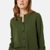 Montagut Cashmere round neck buttoned cardigan - Ari
