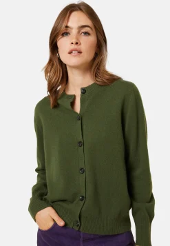Montagut Cashmere round neck buttoned cardigan - Ari