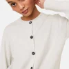 Montagut Cashmere round neck buttoned cardigan - Ari