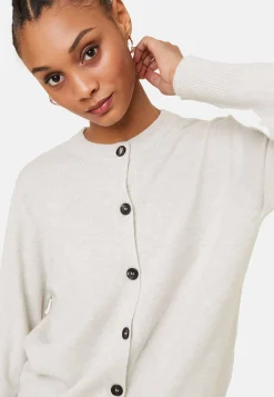 Montagut Cashmere round neck buttoned cardigan - Ari