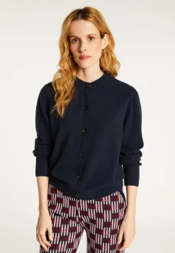 Montagut Cashmere round neck buttoned cardigan - Ari