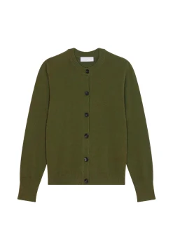 Montagut Cashmere round neck buttoned cardigan - Ari