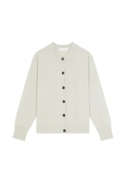 Montagut Cashmere round neck buttoned cardigan - Ari