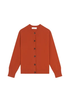 Montagut Cashmere round neck buttoned cardigan - Ari