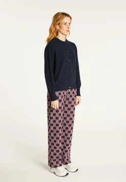 Montagut Cashmere round neck buttoned cardigan - Ari