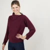 Montagut Cashmere sweater with button-down collar - Gretel bis