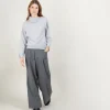 Montagut Cashmere sweater with button-down collar - Gretel bis