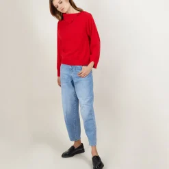 Montagut Cashmere sweater with button-down collar - Gretel bis