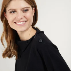 Montagut Cashmere sweater with button-down collar - Gretel bis