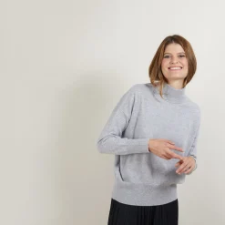 Montagut Cashmere sweater with high neck - Bassa