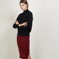 Montagut Cashmere sweater with high neck - Bassa