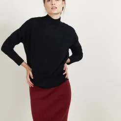 Montagut Cashmere sweater with high neck - Bassa