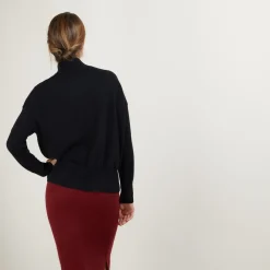 Montagut Cashmere sweater with high neck - Bassa