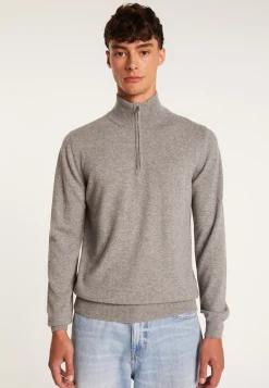 Montagut Cashmere sweater with trucker collar - Emile