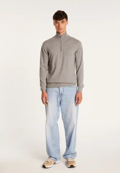 Montagut Cashmere sweater with trucker collar - Emile