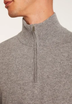 Montagut Cashmere sweater with trucker collar - Emile