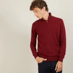 Montagut Cashmere sweater with zip neck - Emile