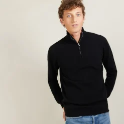 Montagut Cashmere sweater with zip neck - Emile