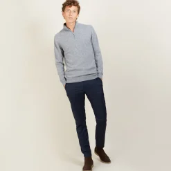 Montagut Cashmere sweater with zip neck - Emile