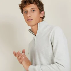Montagut Cashmere sweater with zip neck - Emile