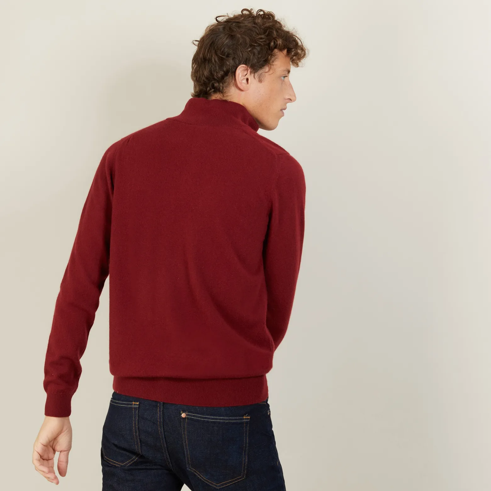 Montagut Cashmere sweater with zip neck - Emile
