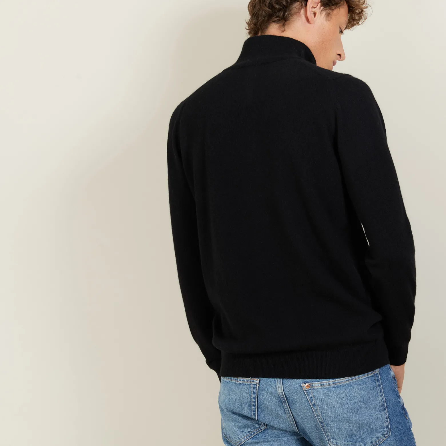 Montagut Cashmere sweater with zip neck - Emile