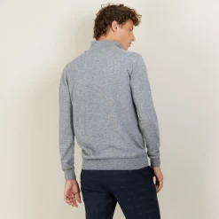 Montagut Cashmere sweater with zip neck - Emile