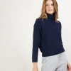 Montagut Cashmere turtleneck sweater with hammer armholes - Beverlie