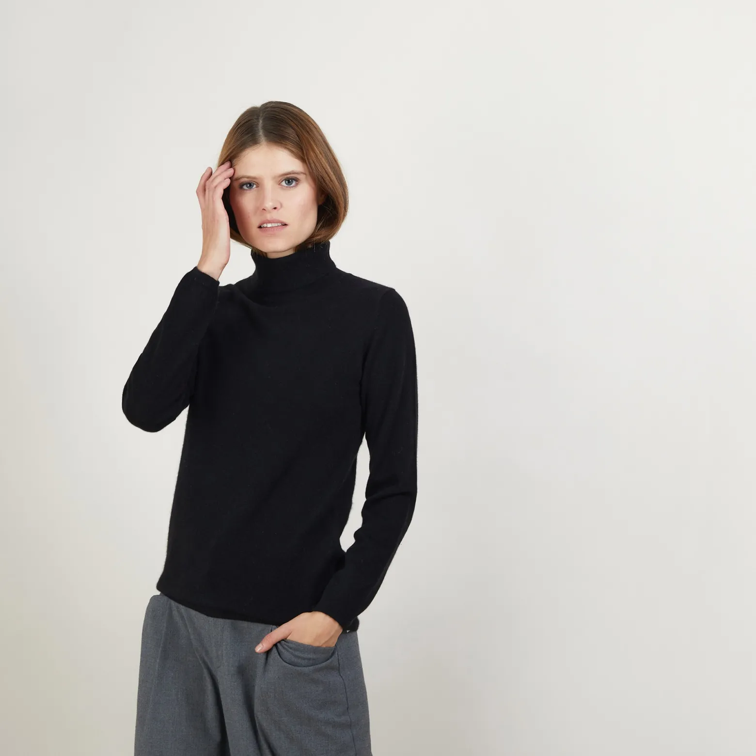 Montagut Cashmere turtleneck sweater - Bauhaus