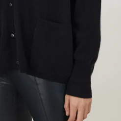 Montagut Cashmere V-neck cardigan - Brune