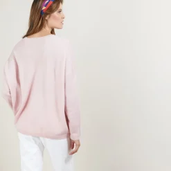 Montagut Cashmere V-neck cardigan - Brune