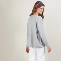 Montagut Cashmere V-neck cardigan - Brune