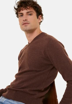 Montagut Cashmere V-neck sweater - Evann