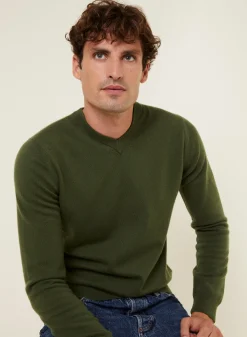 Montagut Cashmere V-neck sweater - Evann