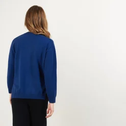 Montagut Cashmere V-neck sweater with slits - Barnabe