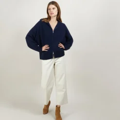 Montagut Cashmere zipped hooded jacket - Gabien