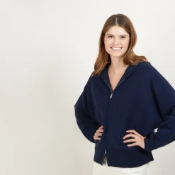 Montagut Cashmere zipped hooded jacket - Gabien