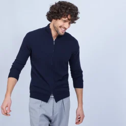 Montagut Cashmere zipper waistcoat without pockets - Marc Antoine